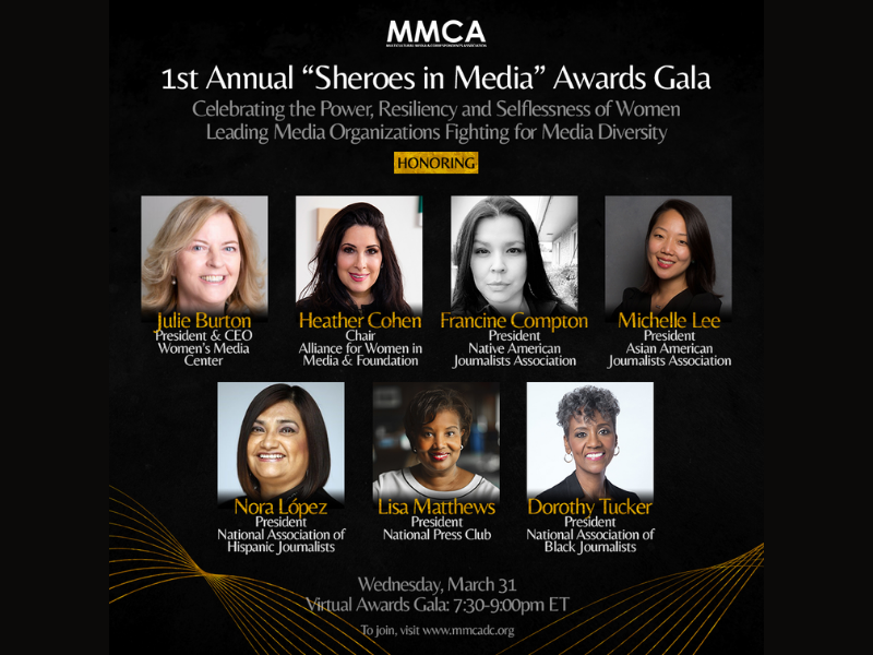 MMCA's 1st Annual Sheroes in Media Gala